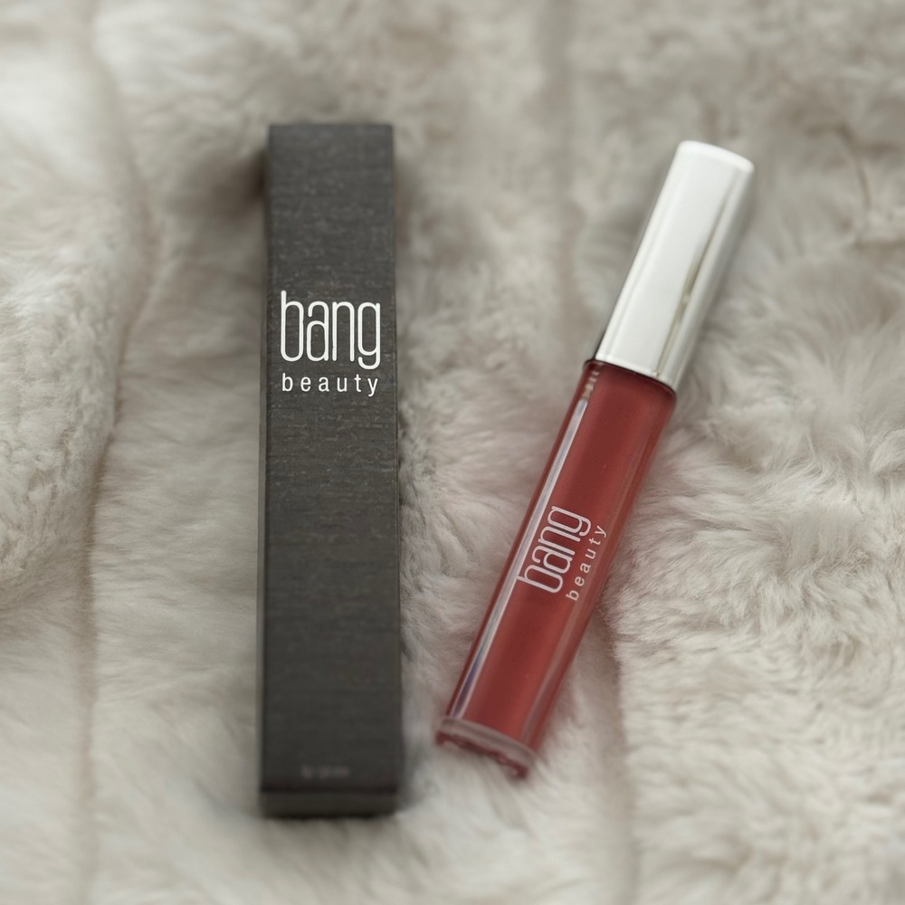 New Bang Beauty Lip Gloss Spice Nude Pink Neutral Full Size‎ 0.1oz High Shine